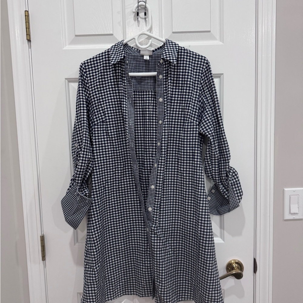 Vineyard vines Women’s Black and White Checkered dress